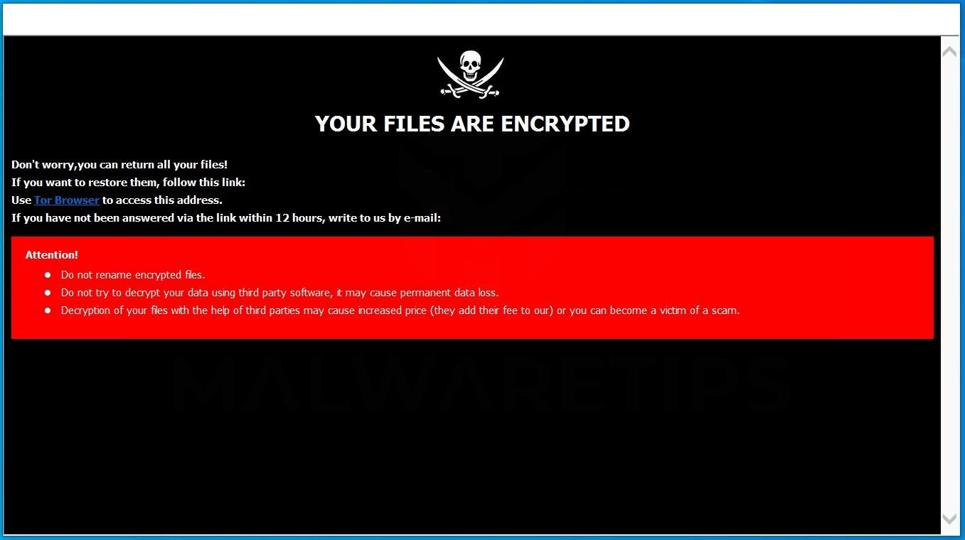Ooops, your files have been encrypted!